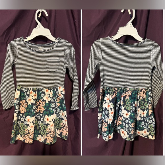 Carter’s 3T Stripes and Flowers Dress - Picture 6 of 6